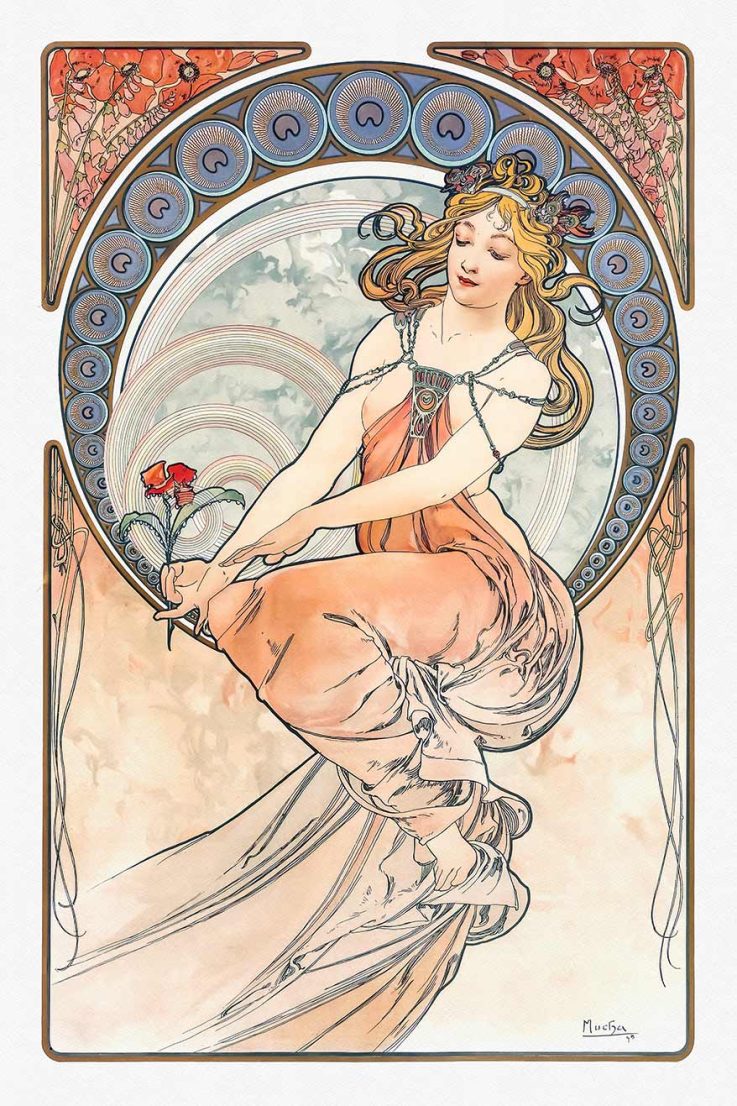 Mucha Painting A