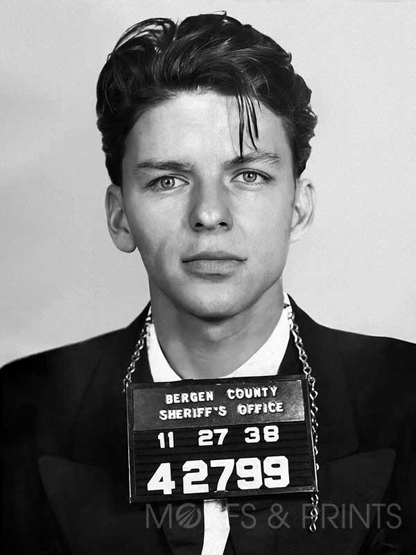 Mug Shot Frank Sinatra