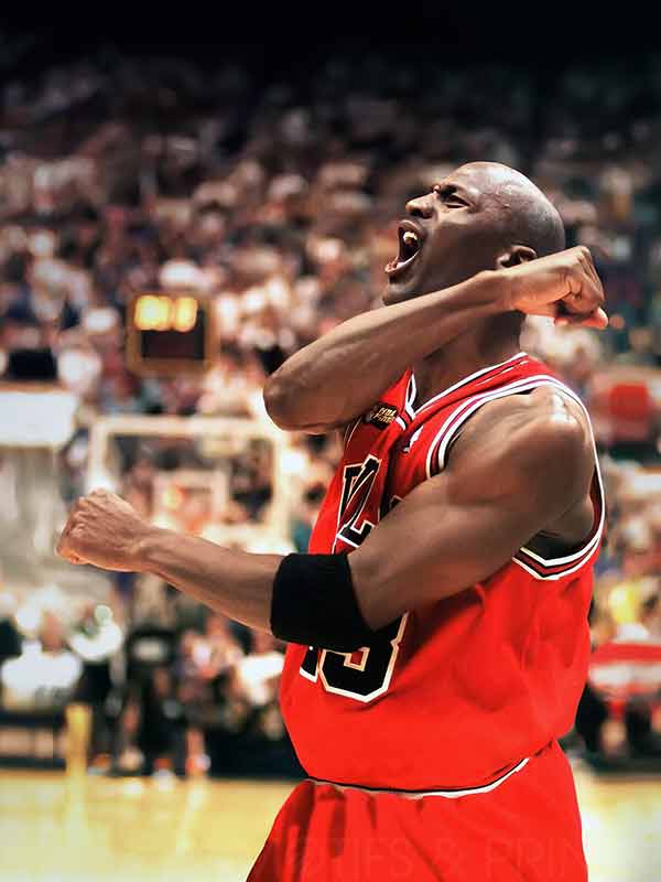 Michael Jordan Winning Moment