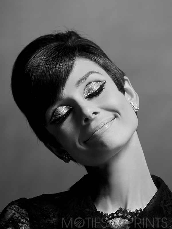 Audrey Hepburn Closed Eyes