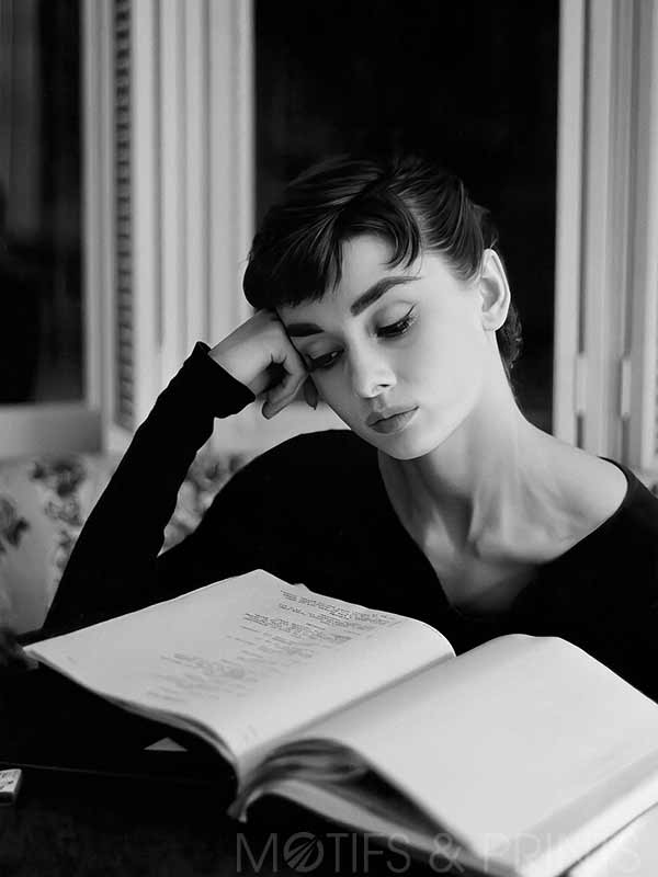 Audrey Hepburn Reading