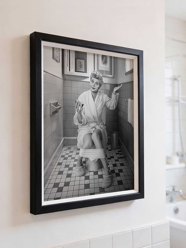 Lucille ball toilet