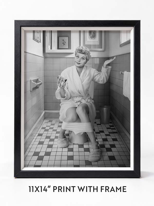 Lucille ball toilet